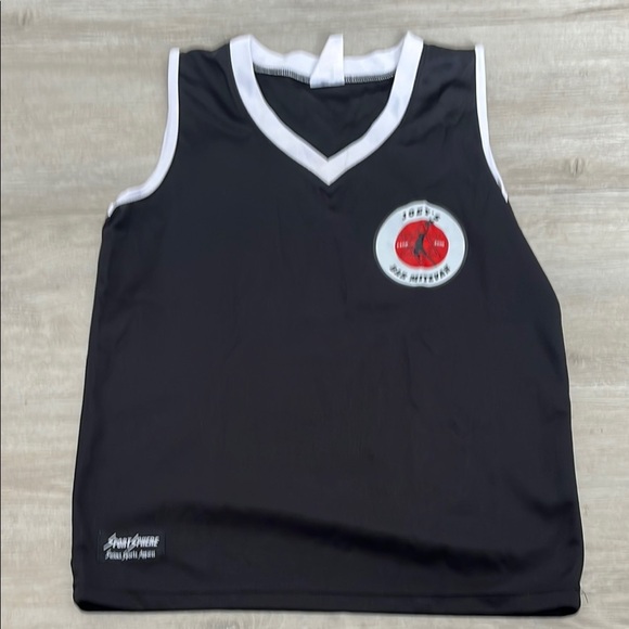 Sporty Kids Black and White Tank Top - Picture 1 of 2